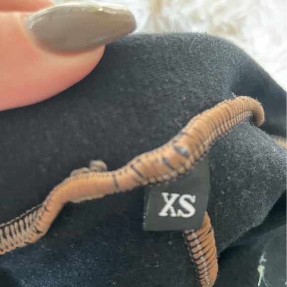 Handmade Black Hemp Stretch gauchos by Sinew Moon - Picture 3 of 3